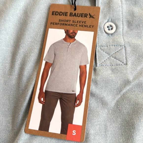 Eddie Bauer Short Sleeve Henley - Picture 2 of 4